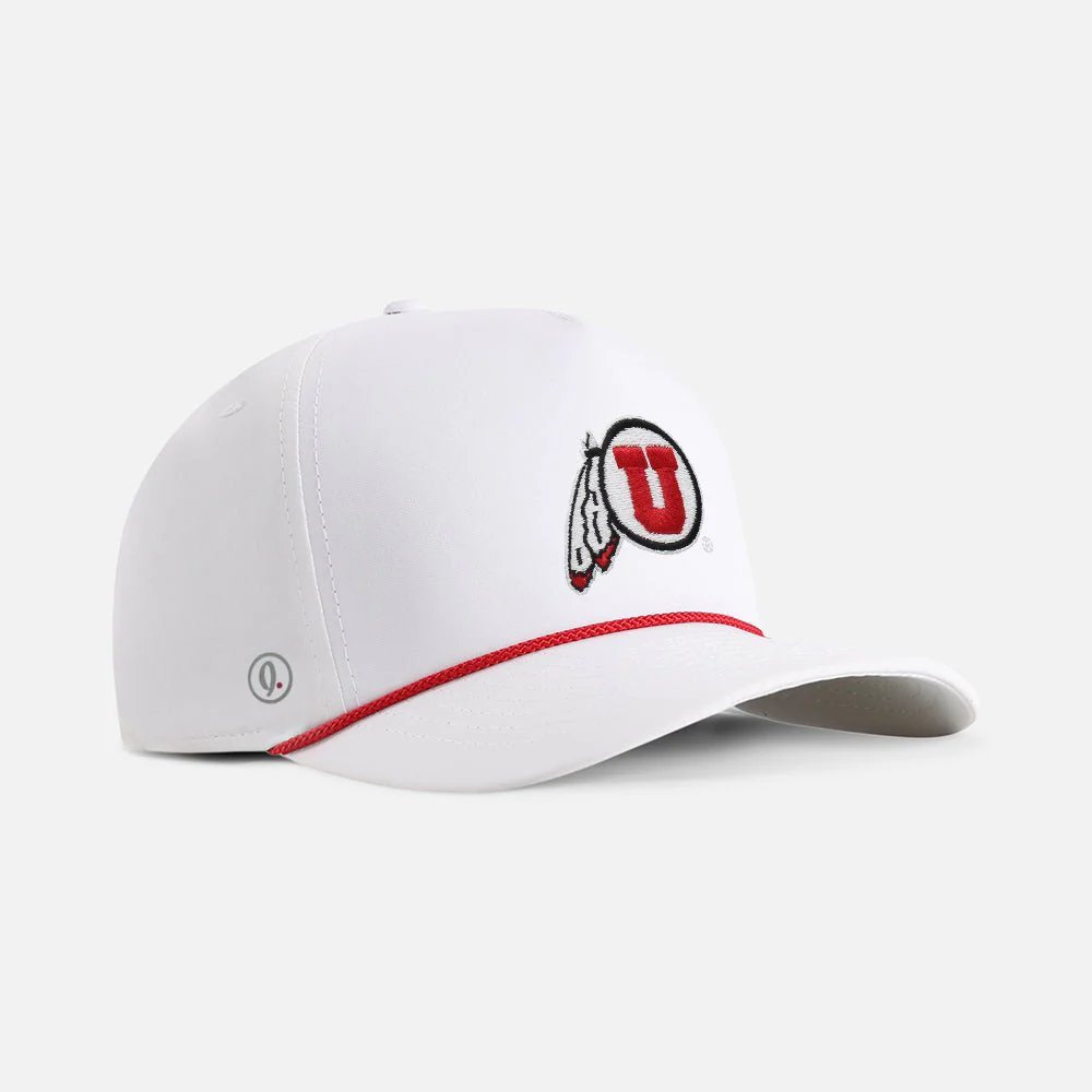 University of Utah "Circle & Feather" 5-Panel Performance Rope Hat