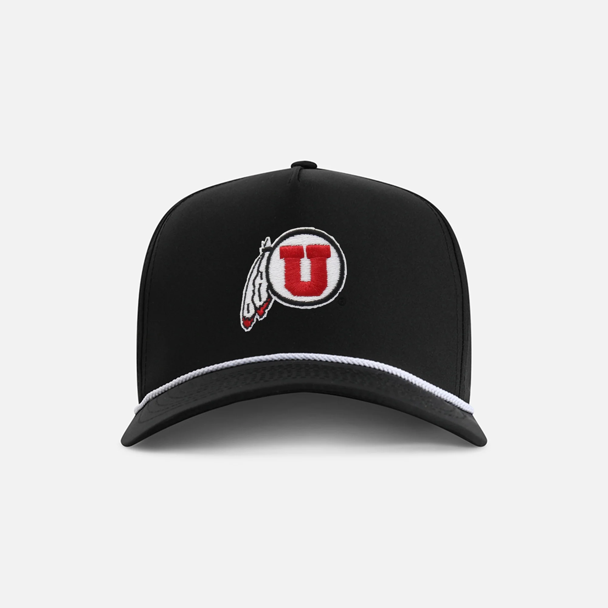 University of Utah "Circle & Feather" 5-Panel Performance Rope Hat - Image 6