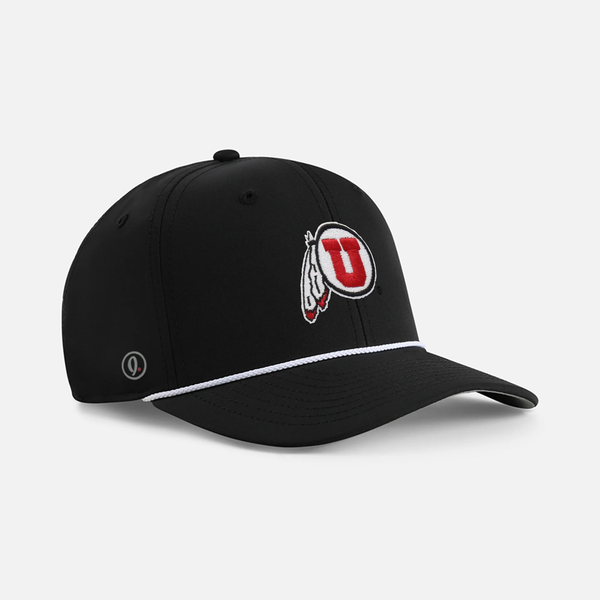 University of Utah "Circle & Feather" 6-Panel Performance Rope Hat