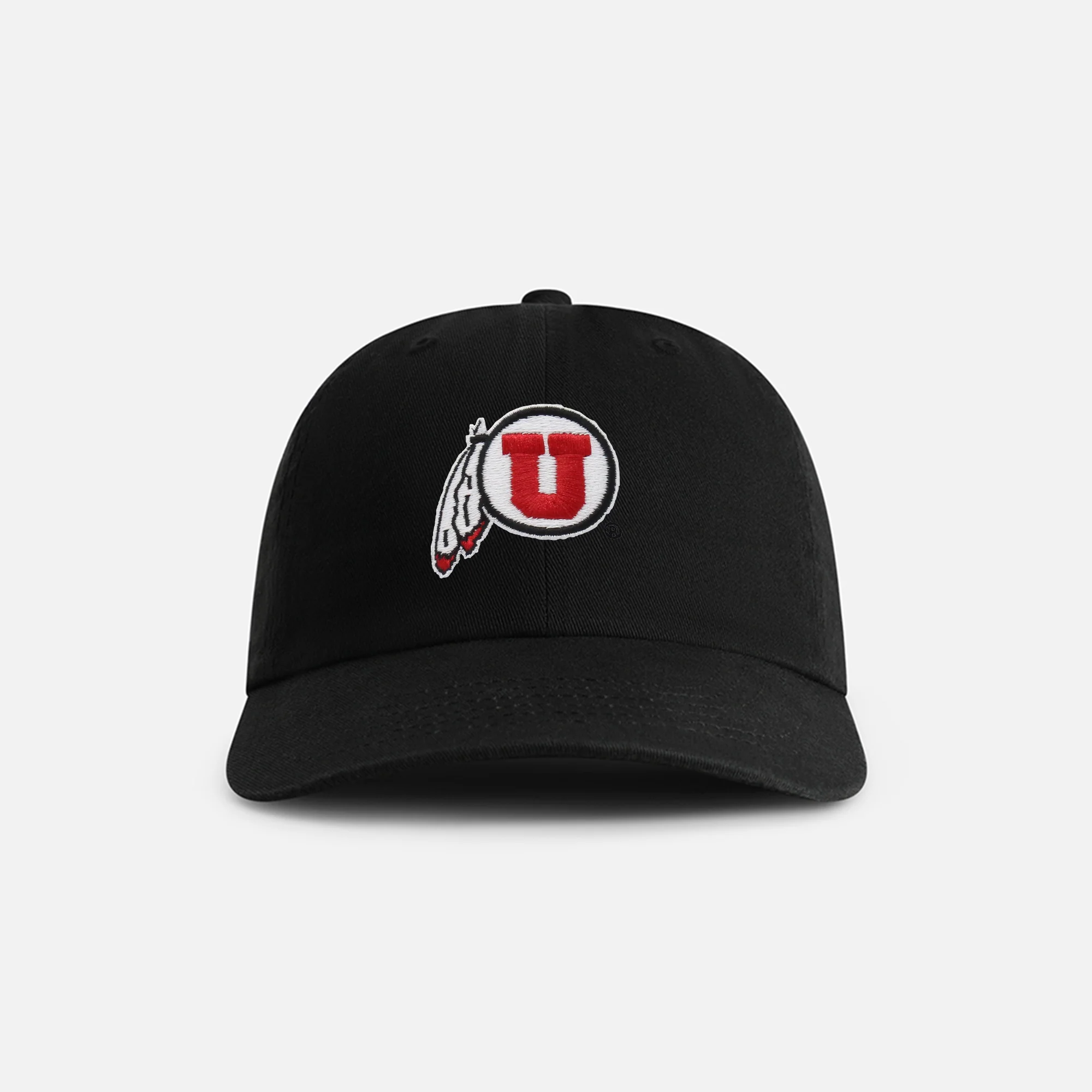 University of Utah "Circle & Feather" Cotton Dad Hat - Image 8