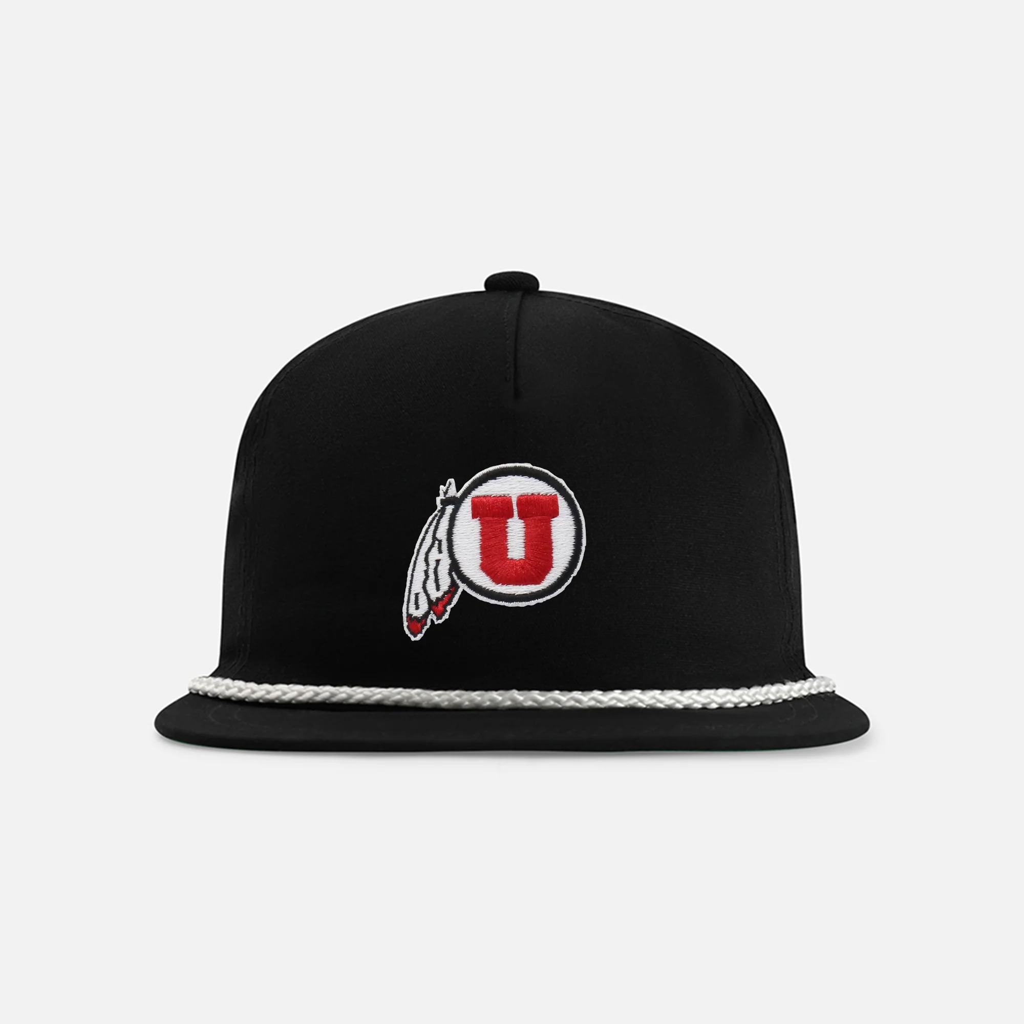 University of Utah "Circle & Feather" Original Rope Hat - Image 2