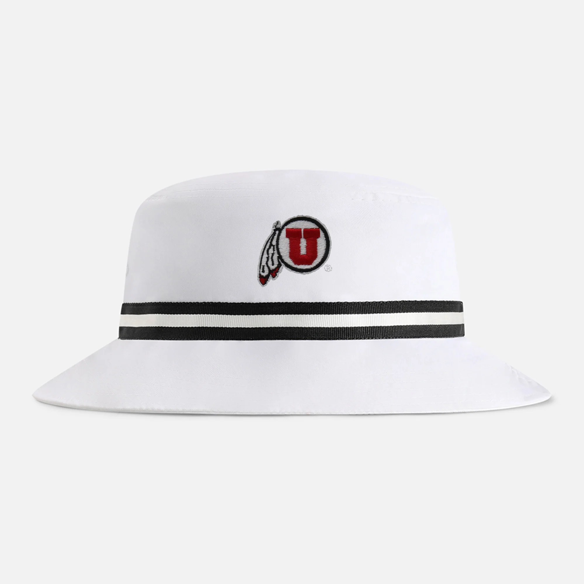 University of Utah "Circle & Feather" Performance Bucket Hat - Image 2