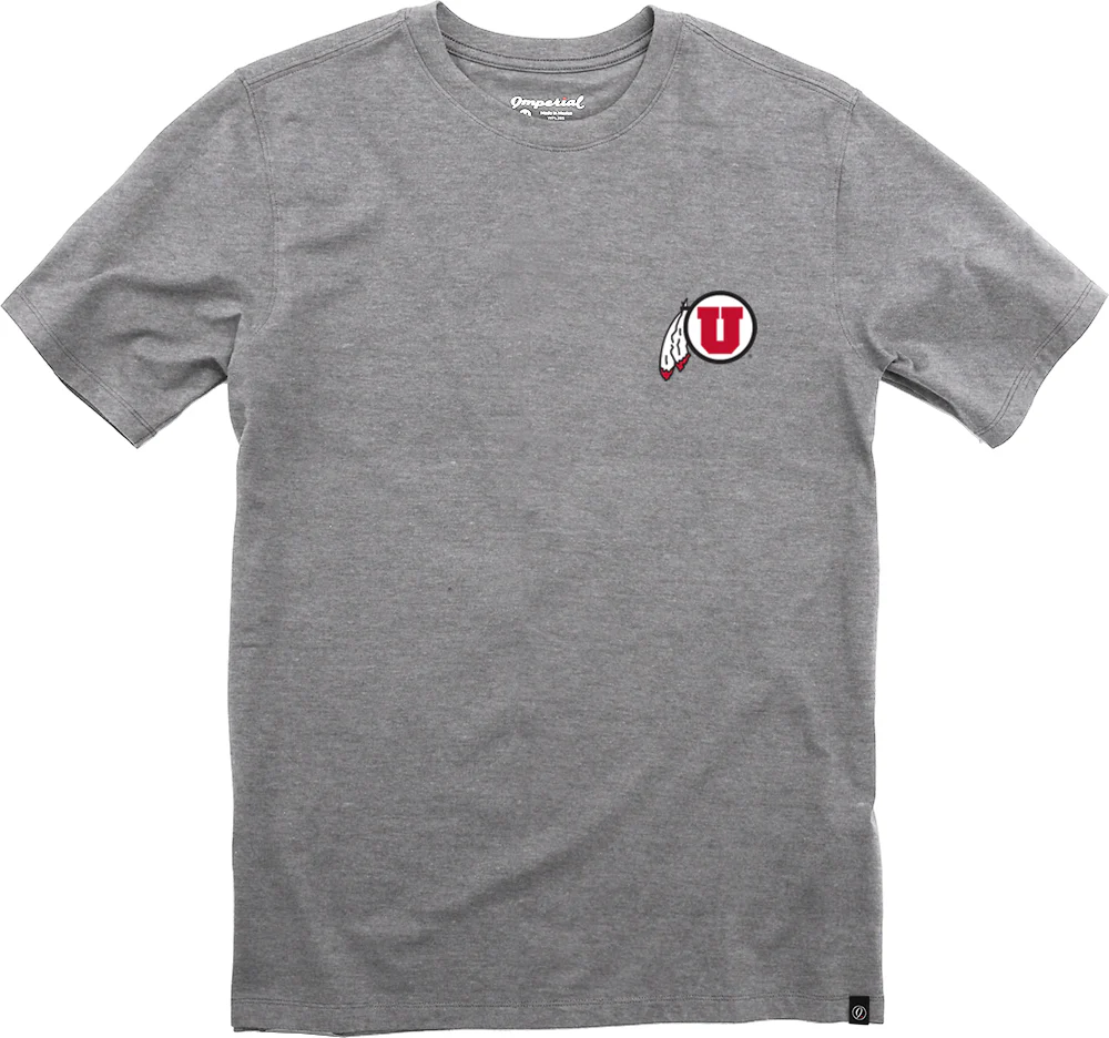 University of Utah "Circle & Feather with Hand Sign" Men's Short Sleeve T-Shirt - Image 5