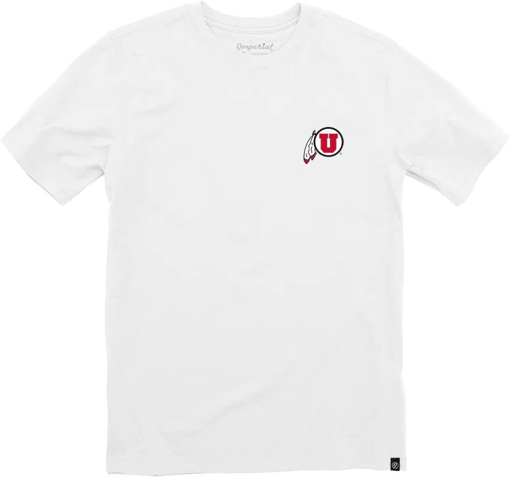 University of Utah "Circle & Feather with Hand Sign" Men's Short Sleeve T-Shirt - Image 8