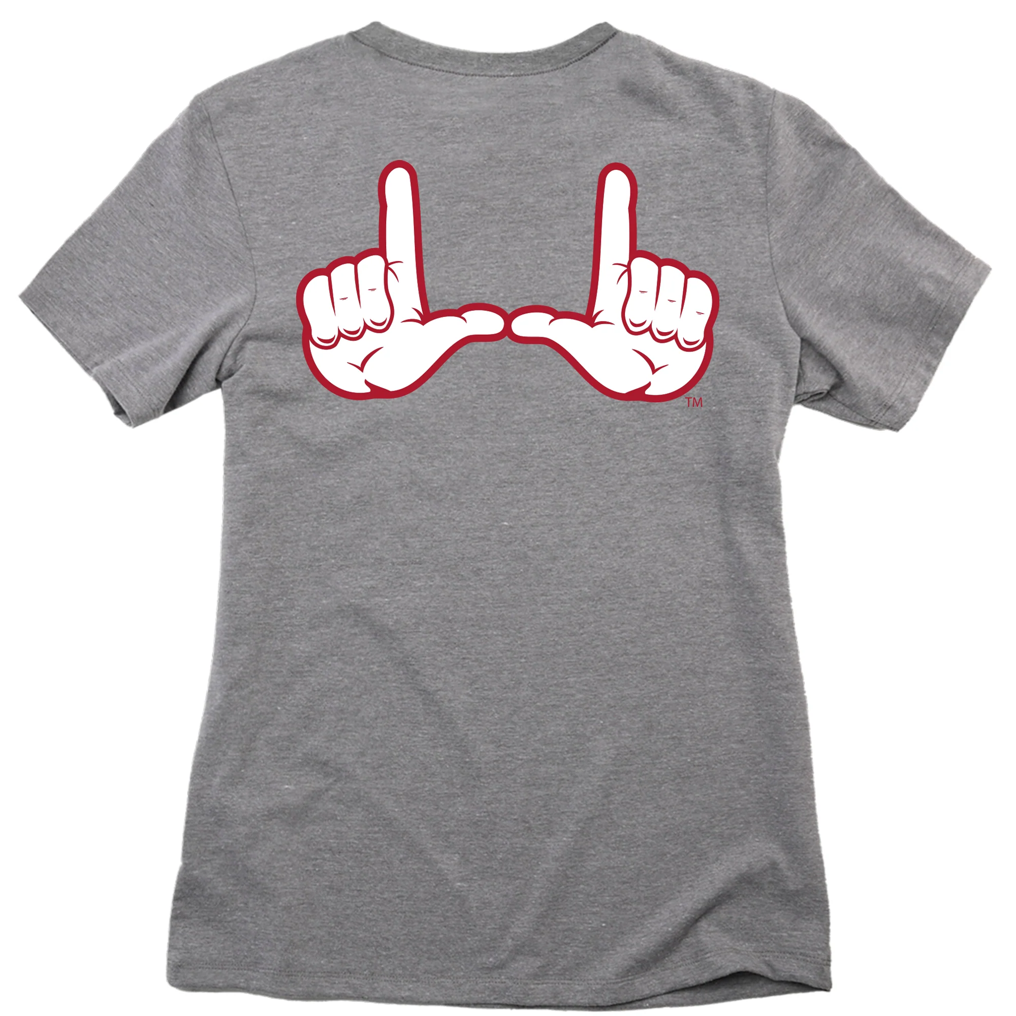 University of Utah "Circle & Feather with Hand Sign" Women's Short Sleeve T-Shirt