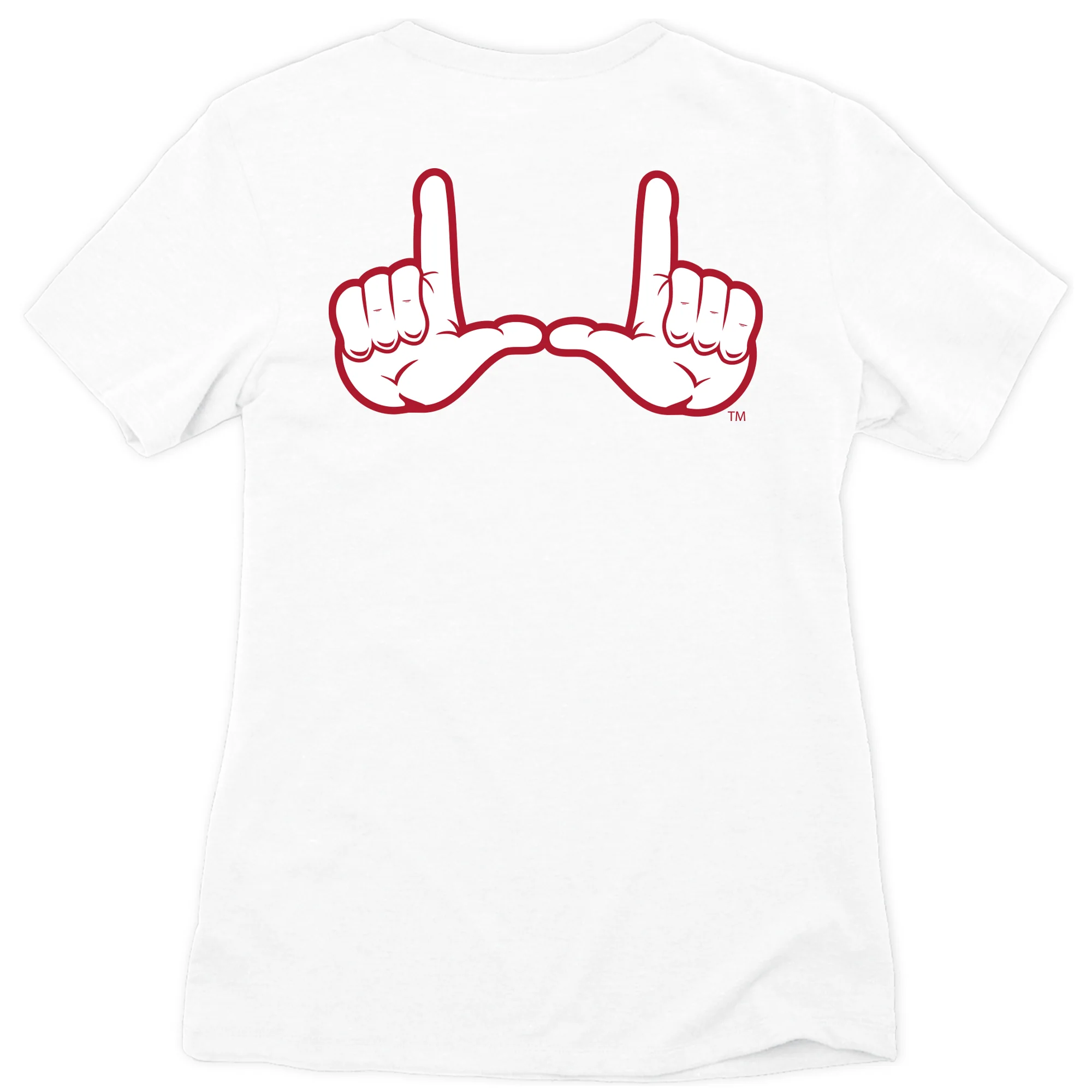 University of Utah "Circle & Feather with Hand Sign" Women's Short Sleeve T-Shirt - Image 7