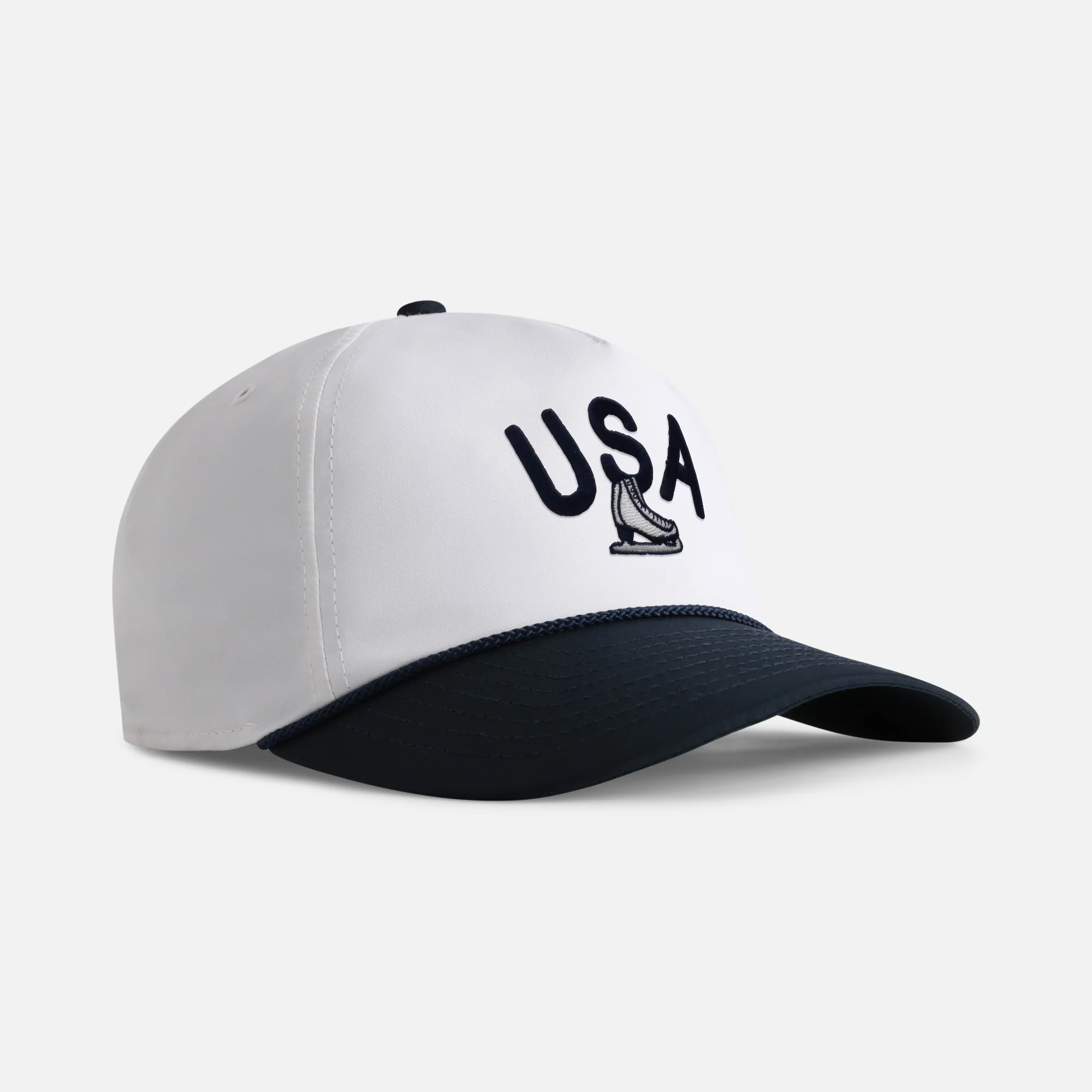 "USA Figure Skating" Two-Tone Performance Rope Hat - Image 5