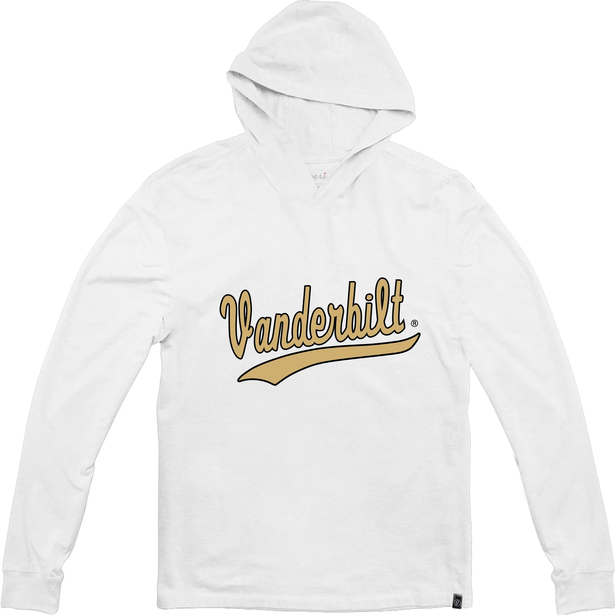 Vanderbilt University "Vanderbilt Script" Long Sleeve Hooded T-Shirt - Image 4