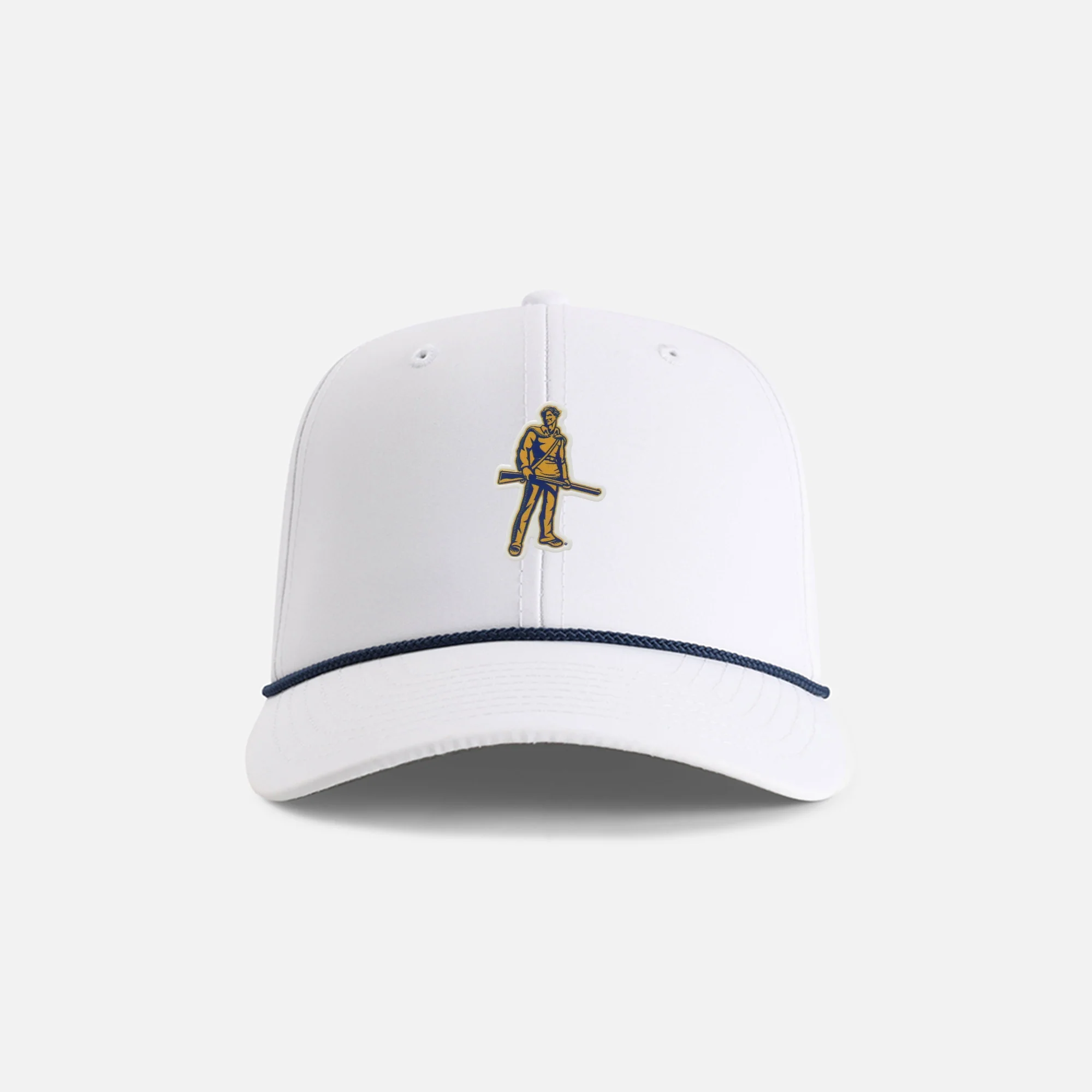 West Virginia University "Mountaineer" 3D Patch 6-Panel Rope Hat - Image 2