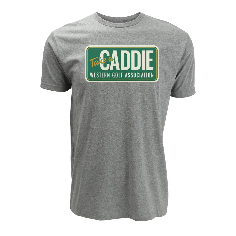WGA 'Take a Caddie' License Plate T-Shirt - Image 4